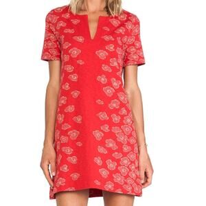 Marc by Marc Jacobs Revolve Red Animal Print Jersey Dress sz S